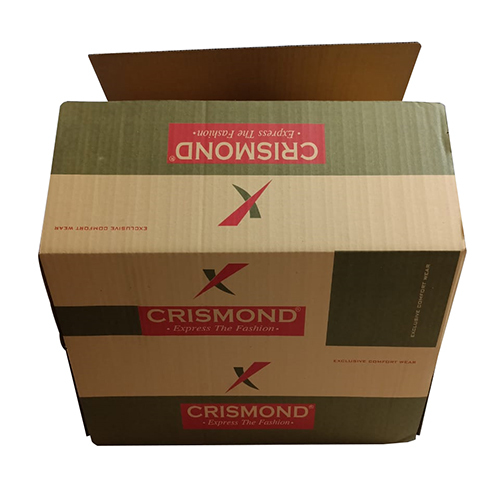 Printed Corrugated Box - Laminated Coated Paper, Custom Sizes , Polished Finish With Embossing For Maximum Durability And Protection