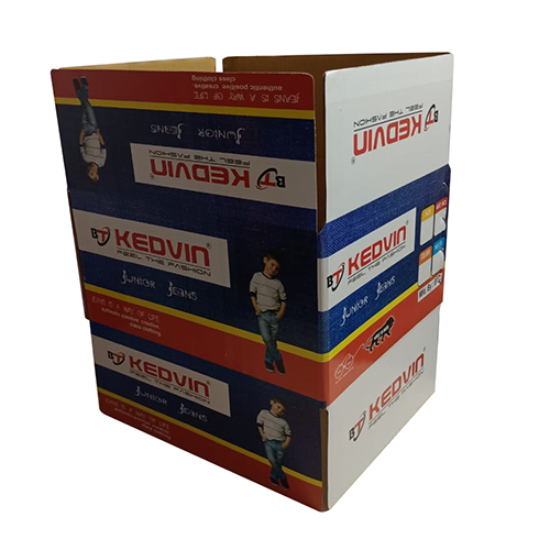 Printed Corrugated Box - Finish: Polished