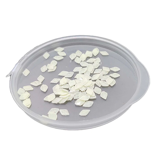 दीई क्राफ्ट्स गारमेंट्स नेल्स के लिए व्हाइट डेकोरेटिव रेडियम फ्लोरोसेंट पायलेट्स