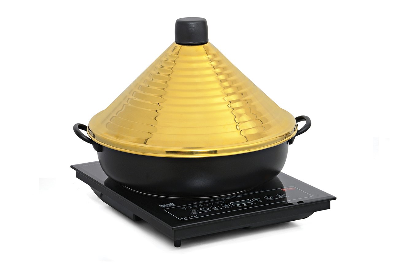 Gold Glass Chafing Dish