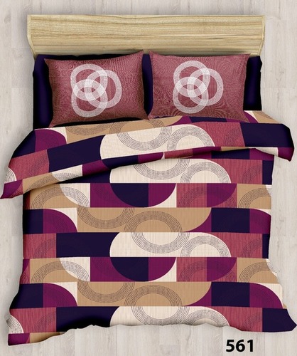 Keara Bedsheet - Cotton, 108x108 Inches | Includes Two Pillow Covers, Customizable As Per Order