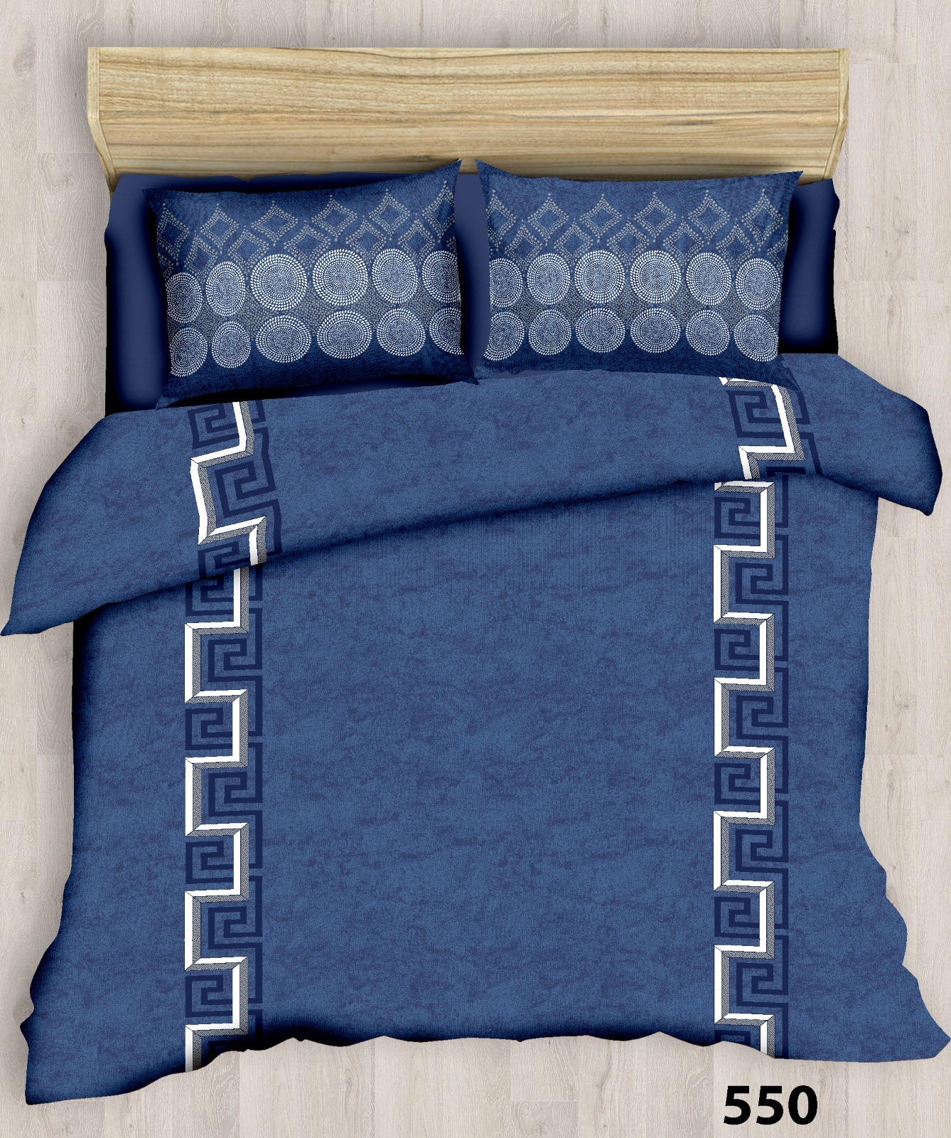 Keara Bedsheet - Cotton, 108x108 Inches | Includes Two Pillow Covers, Customizable As Per Order
