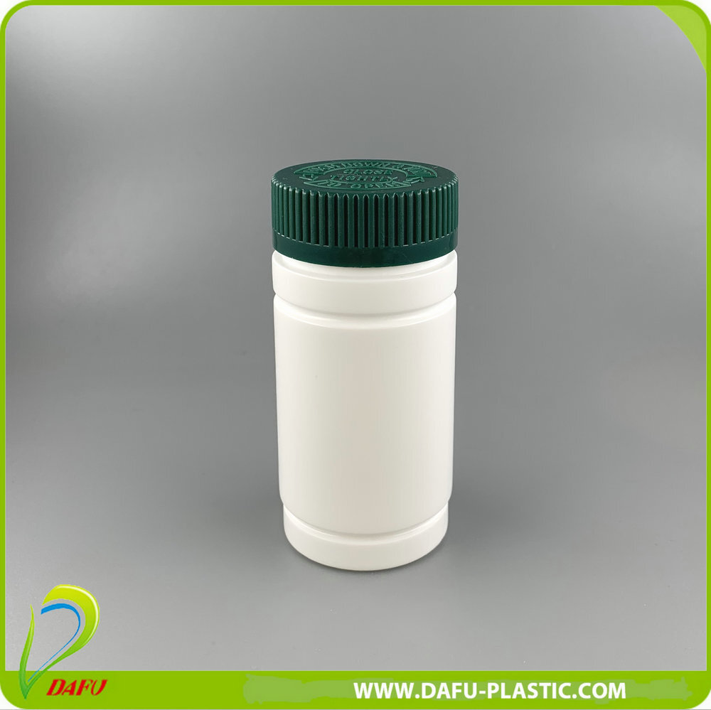 White Hdpe 100ml Plastic Capsule Vitamin Powder Pill Bottle