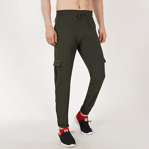 Gray Trackpants Four Pocket With Rib - Cotton Blend, Men's Fit, Grey Color | Washable, Four Pockets, Suitable For Rainy Spring, Summer, Winter