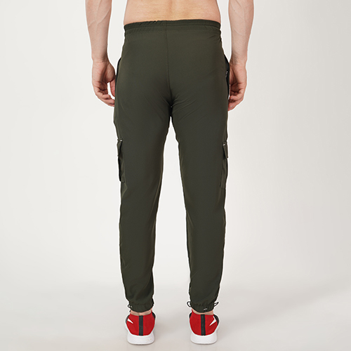 Gray Trackpants Four Pocket With Rib - Cotton Blend, Men's Fit, Grey Color | Washable, Four Pockets, Suitable For Rainy Spring, Summer, Winter