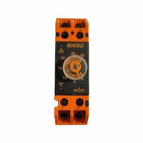 Black 800sd Din Rail Timer