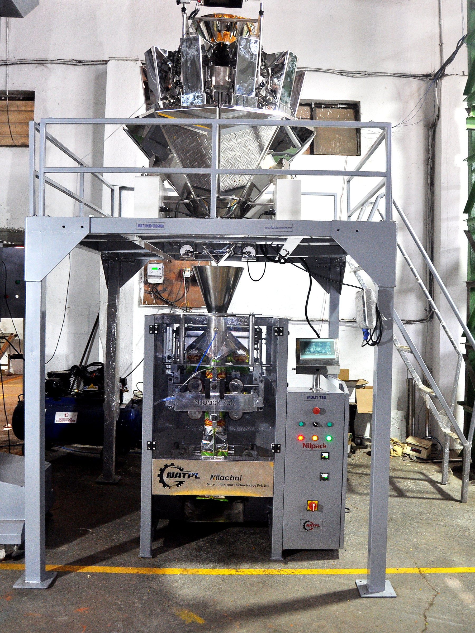 Automatic Pouch Packaging Machine - Stainless Steel, Semi-automatic Design | Electric Drive System For Efficient Operation