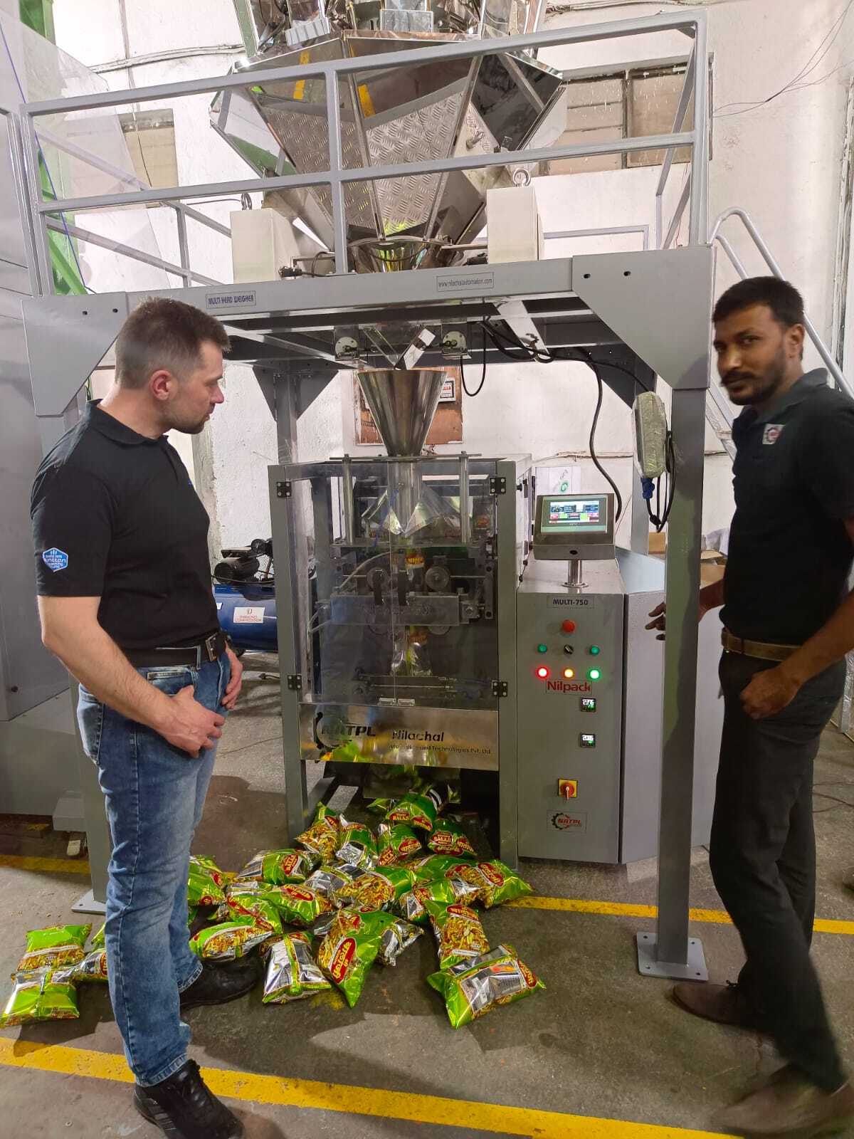 Automatic Pouch Packaging Machine - Stainless Steel, Semi-automatic Design | Electric Drive System For Efficient Operation