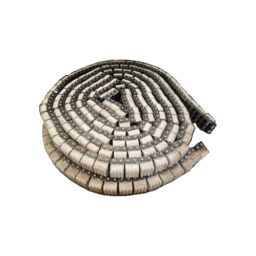 चेन असेंबली के साथ व्हाइट रबर पैड