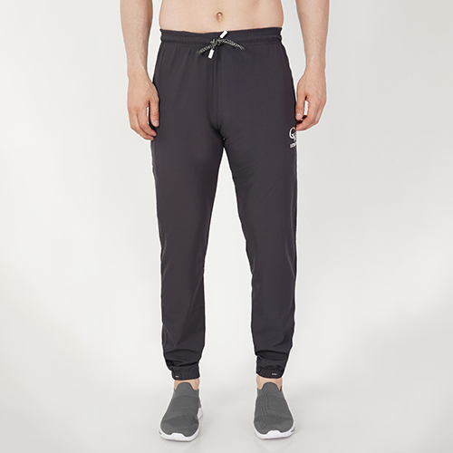 Grey Trackpants Ns Lycra With Rib - Lycra Fabric, Double Pockets , Grey Color, Washable, Ideal For All Seasons: Rainy, Spring, Summer, Winter