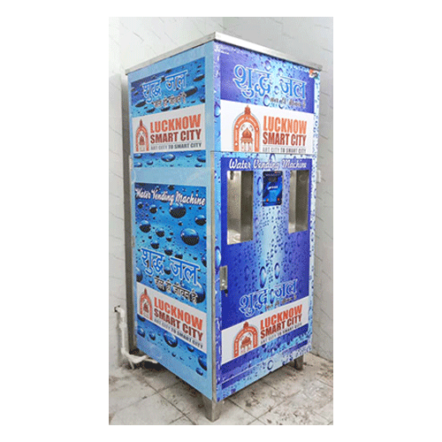 150 Lph Water Vending Machine Coin And Card Operator Capacity: 1800 Liter/day