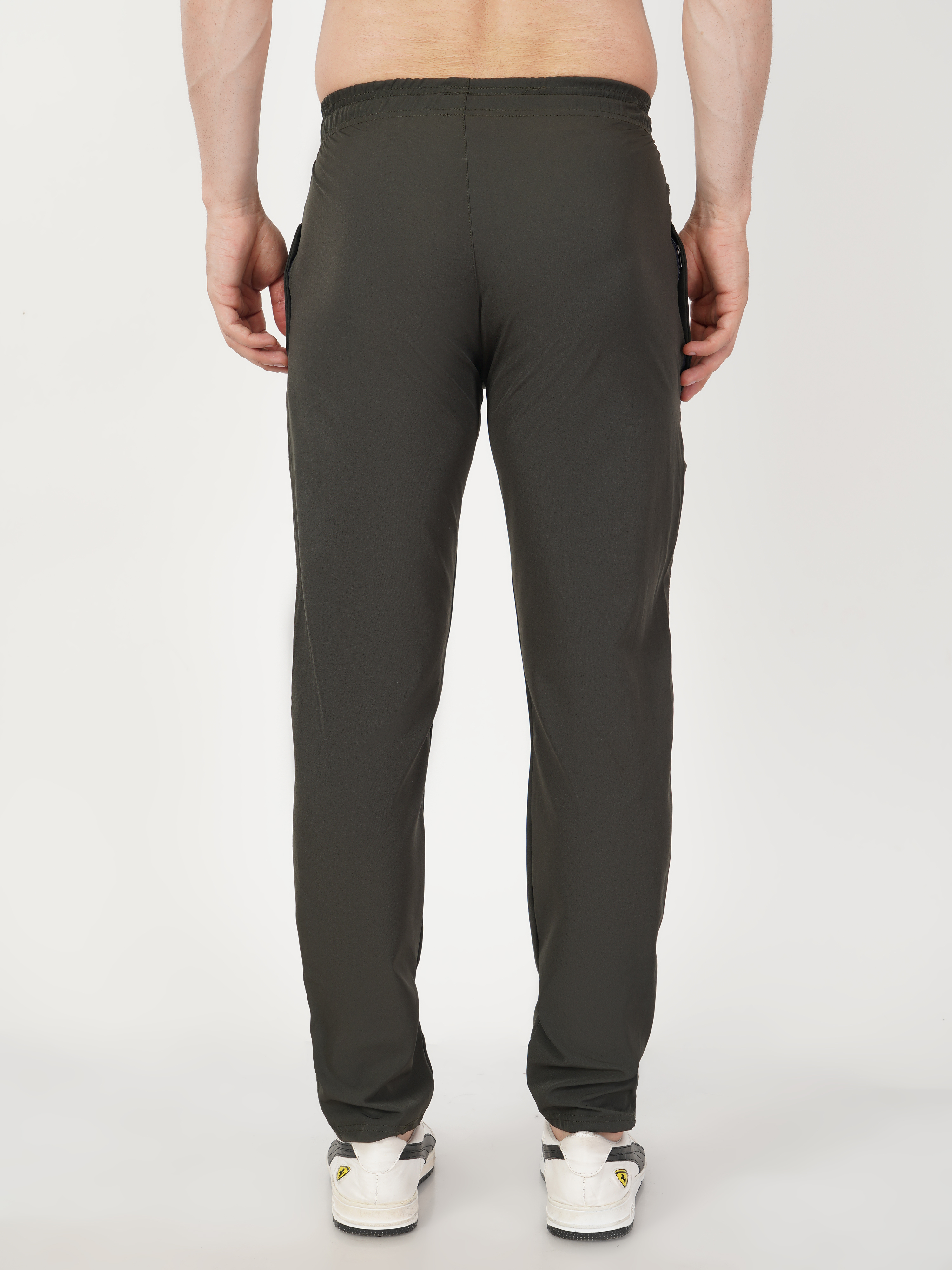 Dark Grey Trackpants Ns Lycra - Washable, Men's Fit | Double Pockets, Suitable For Rainy, Spring, Summer, And Winter Seasons