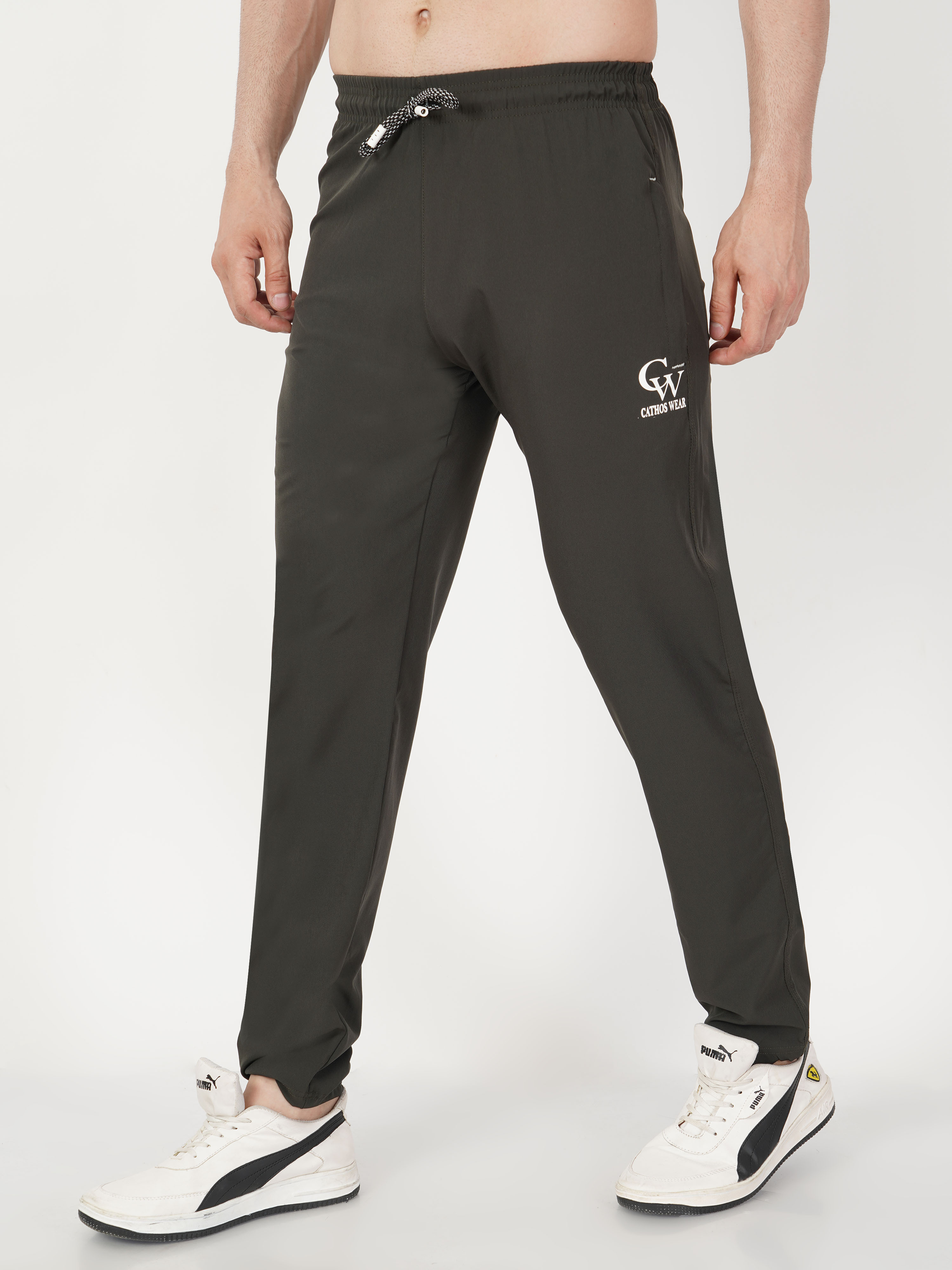 Dark Grey Trackpants Ns Lycra - Washable, Men's Fit | Double Pockets, Suitable For Rainy, Spring, Summer, And Winter Seasons