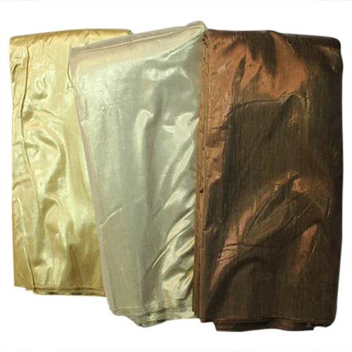 High Quality Banaras Fabric - High Quality Banaras Fabric, Different Sizes, Multicolor | Shiny, Washable, Plain Texture