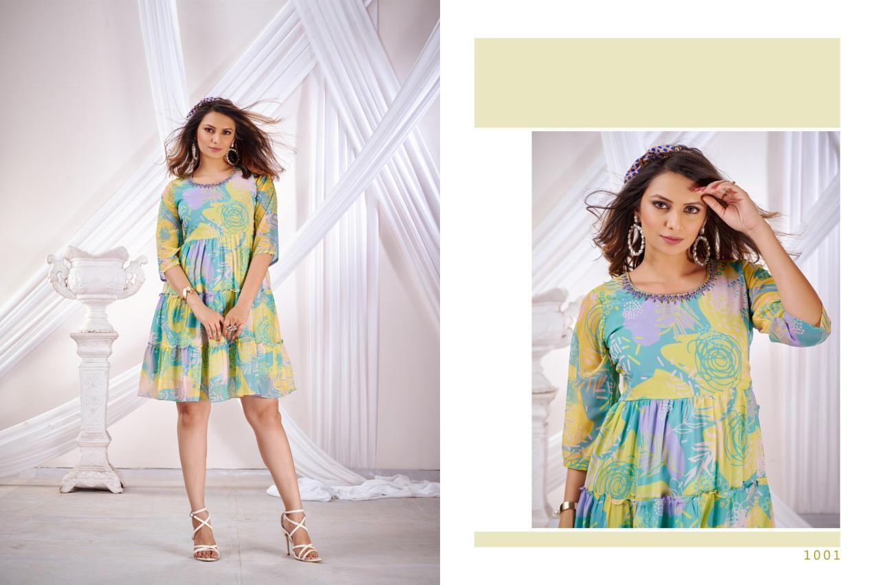 As Shown In The Catalogue Trendy One Piece Dresses With Handwork