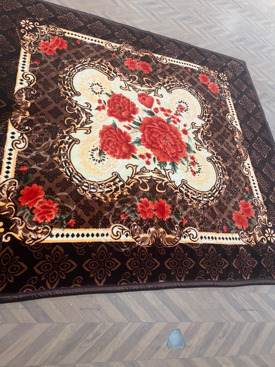 Woolen Printed Blankets - Material: Wool, Size: 215x230 Cm, Density: 700 G/mâ³ | Features: Assorted Colors, Styles: Plaid, Use: Bath, Bedding, Travel, Hotel