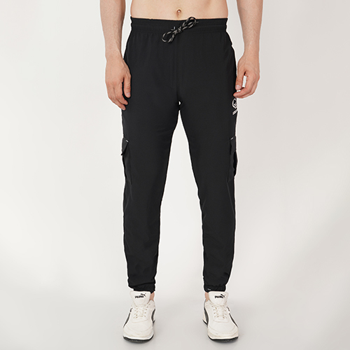 Black Trackpants - Four Pocket Design, Washable Fabric For All Seasons