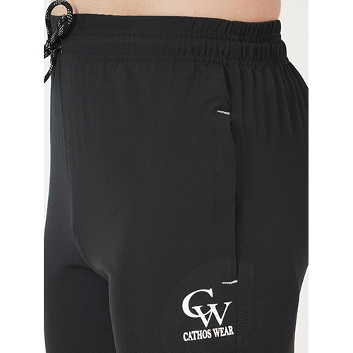 Black Trackpants - Four Pocket Design, Washable Fabric For All Seasons