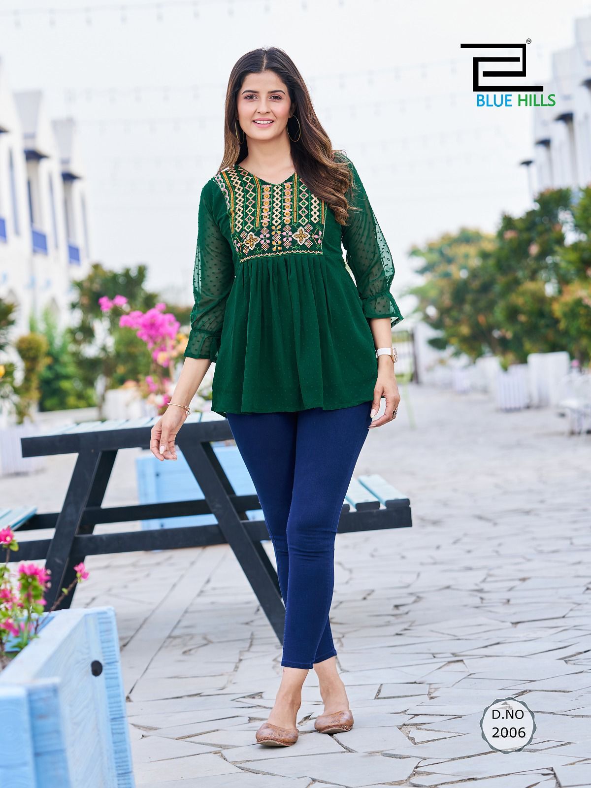 As Shown In The Catalogue Fancy Tunic Tops