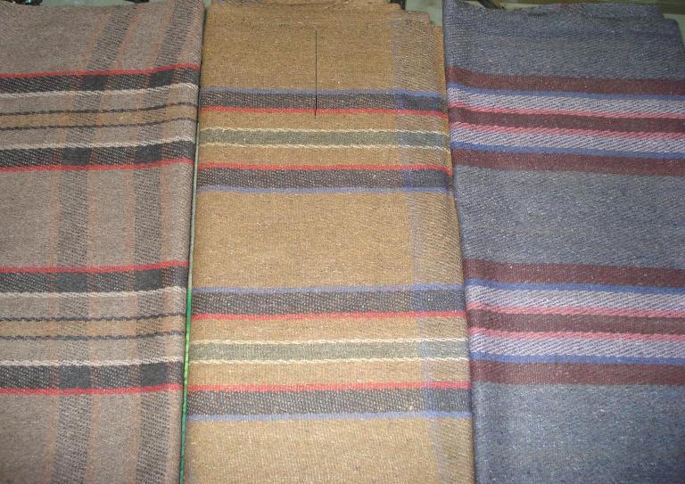 Woolen Check Blanket - Wool, 60x90 Inches, Assorted Colors | Waffle Fabric, Plaid Style, Ideal For Bath, Picnic, Travel, Home & Bedding