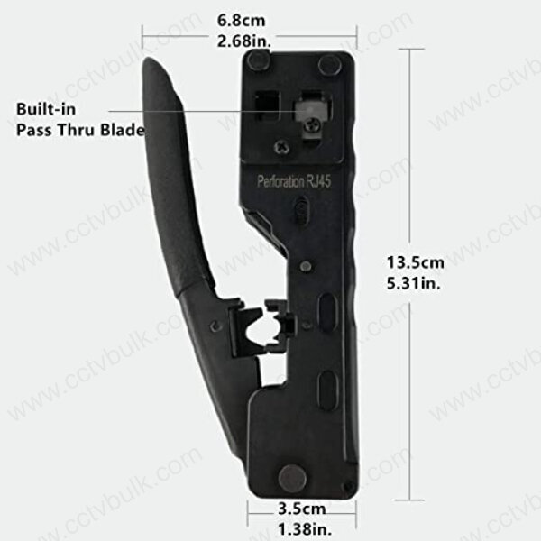 Rj45 Cat7 Pass Through Crimping Tool
