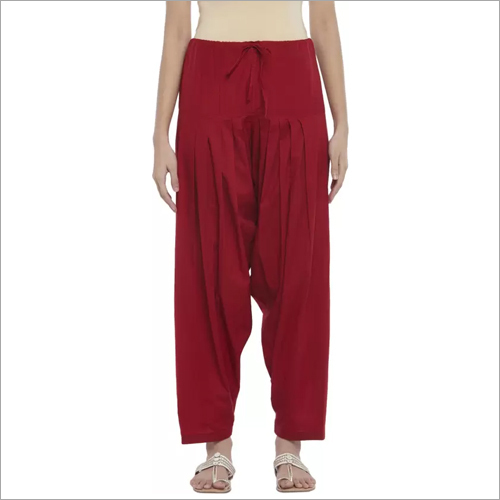 Red Cotton Salwar