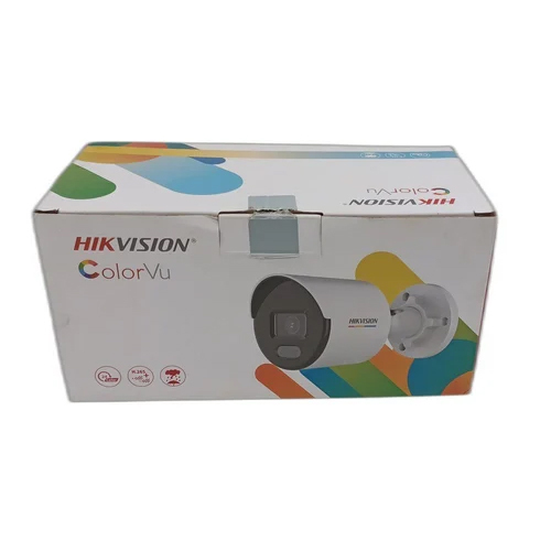 Hikvision Ds 2cd1047g0 L Color Vu Network Camera - Aluminum Alloy, Bullet Style, 4 Mp Cmos Sensor, 2560 X 1440 Resolution, Ip67 Weatherproof | Built-in Microphone, Low Light Performance, Day/night Functionality