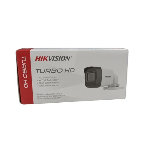 Hikvision Ds-2ce16dot-itpf Bullet Camera - Plastic, 58x61x158.6mm, White | 5mp Cmos Sensor, Weatherproof, 30m Range