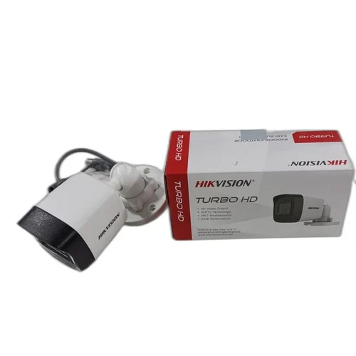 Hikvision Ds-2ce16dot-itpf Bullet Camera - Plastic, 58x61x158.6mm, White | 5mp Cmos Sensor, Weatherproof, 30m Range