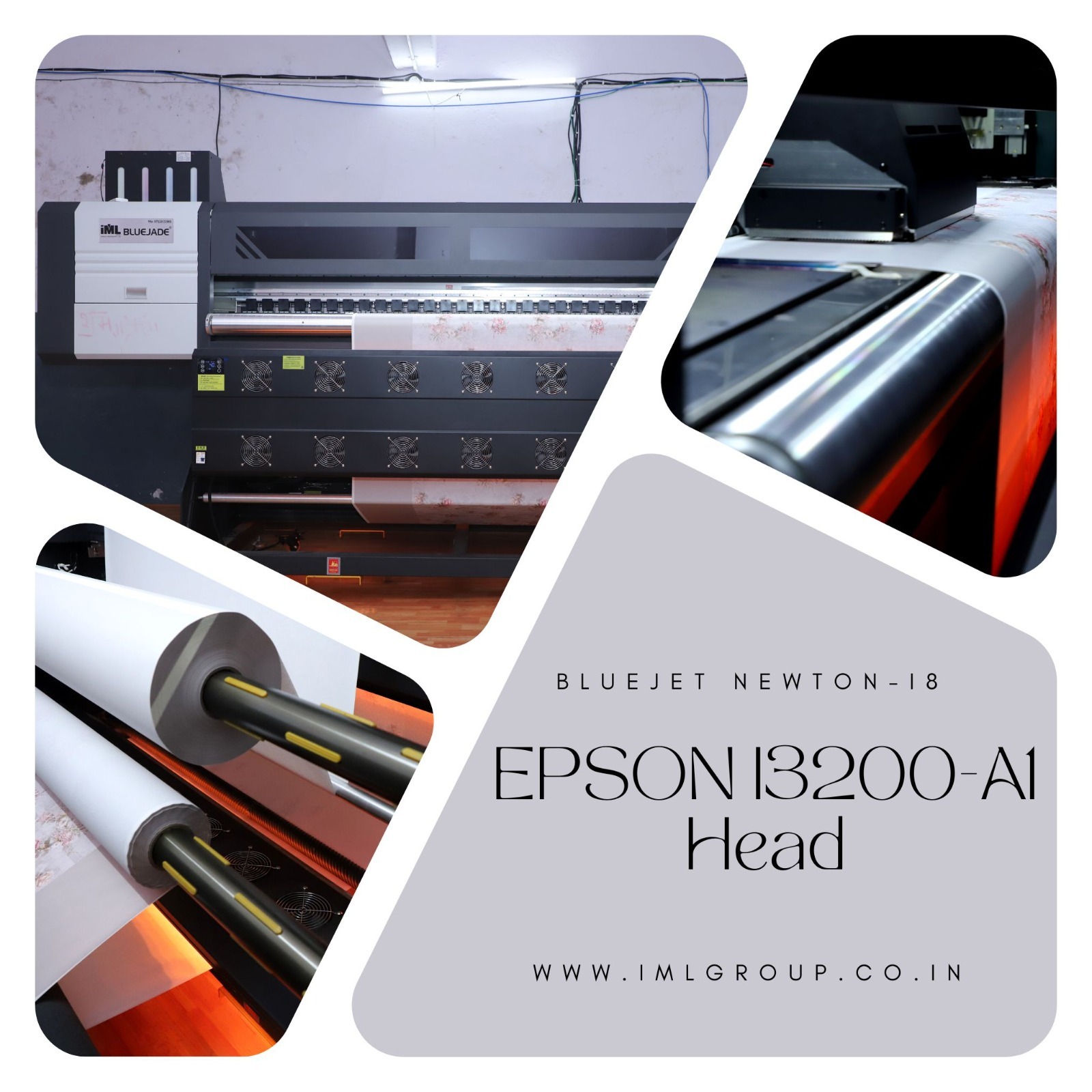 Bluejet-newton I-8 Head Digital Sublimation Machine Application: Industrial