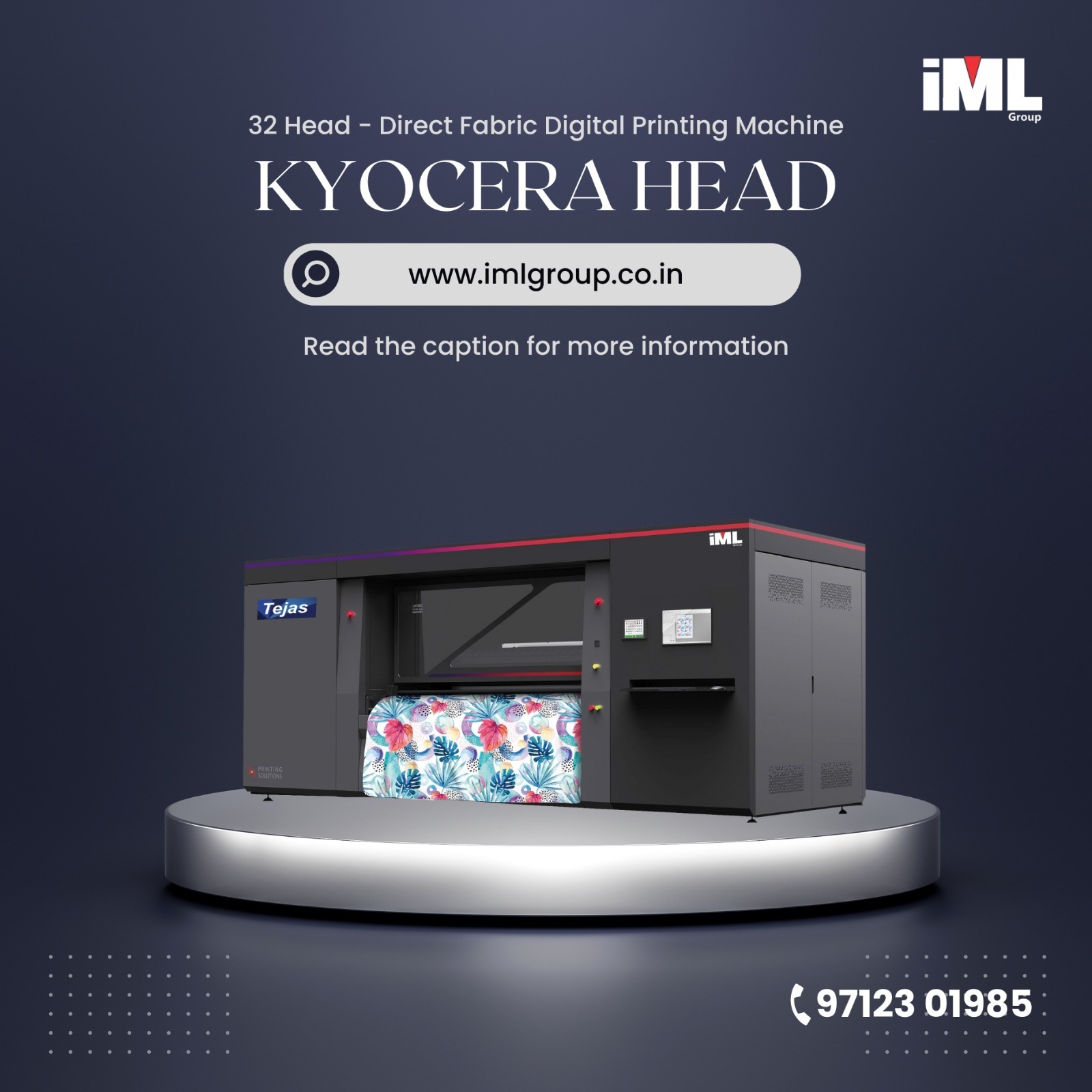 Automatic Kyocera Industrial Head Direct Fabric Printing Machine