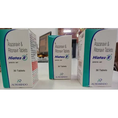 Hiataz -R Ritonavir Tablets Ingredients: Atazanavir 300 Mg +Ritonavir 100 Mg