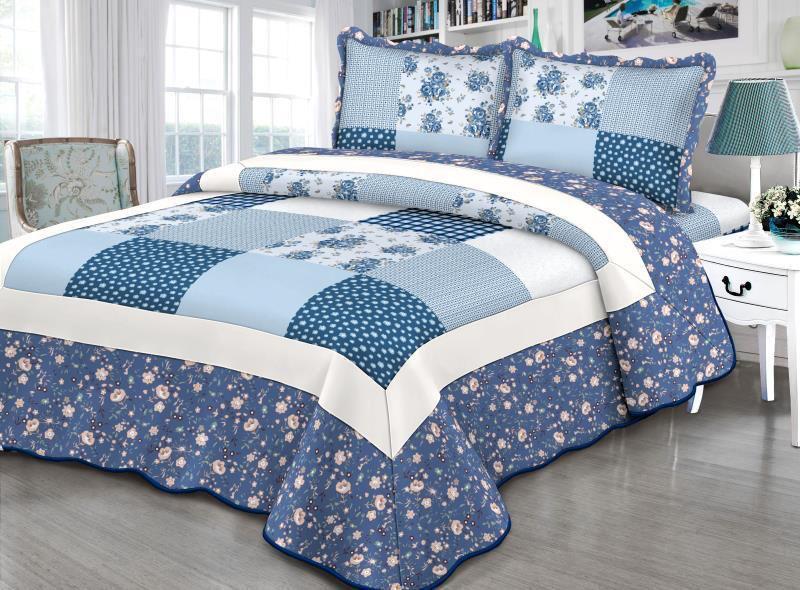 Multicolor Fancy Bed Cover