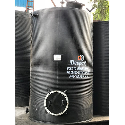 Black Spiral Hdpe Storage Tank