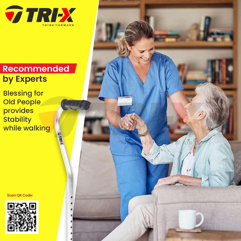 स्टील टीवीए 415 वॉकिंग स्टिक