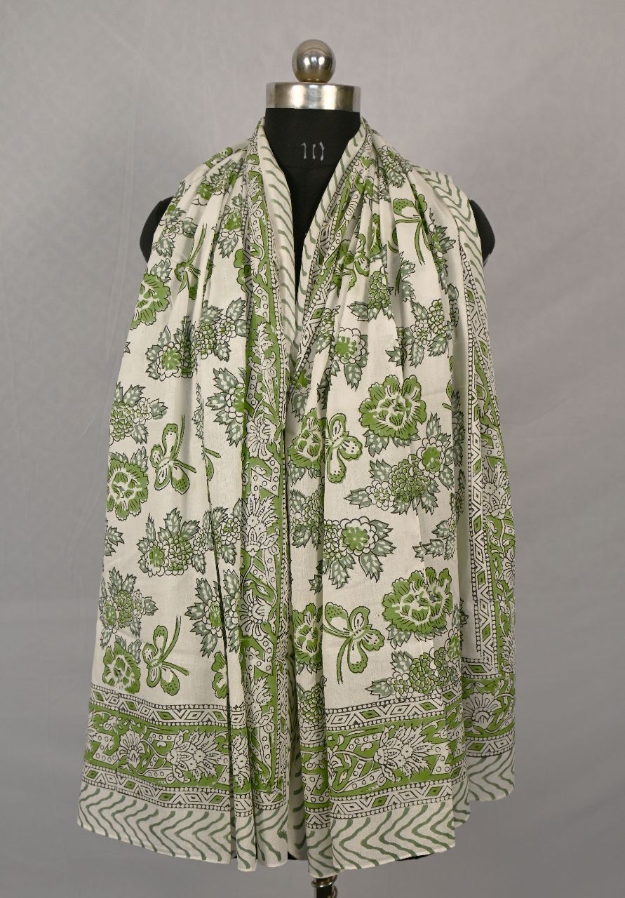 Hand Block Printed Scarf