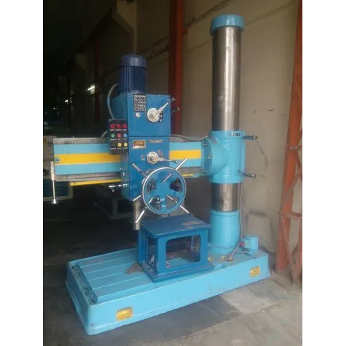 ब्लू गियर वाली रेडियल ड्रिल मशीन