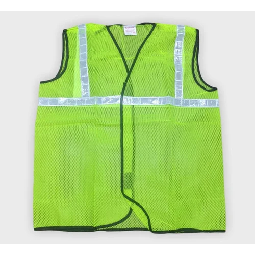Green Safety Jacket - Material: Polyester