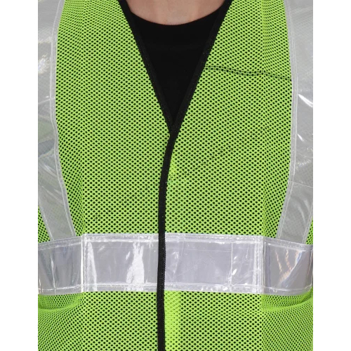 Green Safety Jacket - Material: Polyester