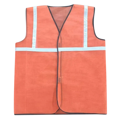 Reflective Safety Jacket - Color: Orange