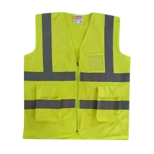 Reflective Safety Jacket - Color: Orange