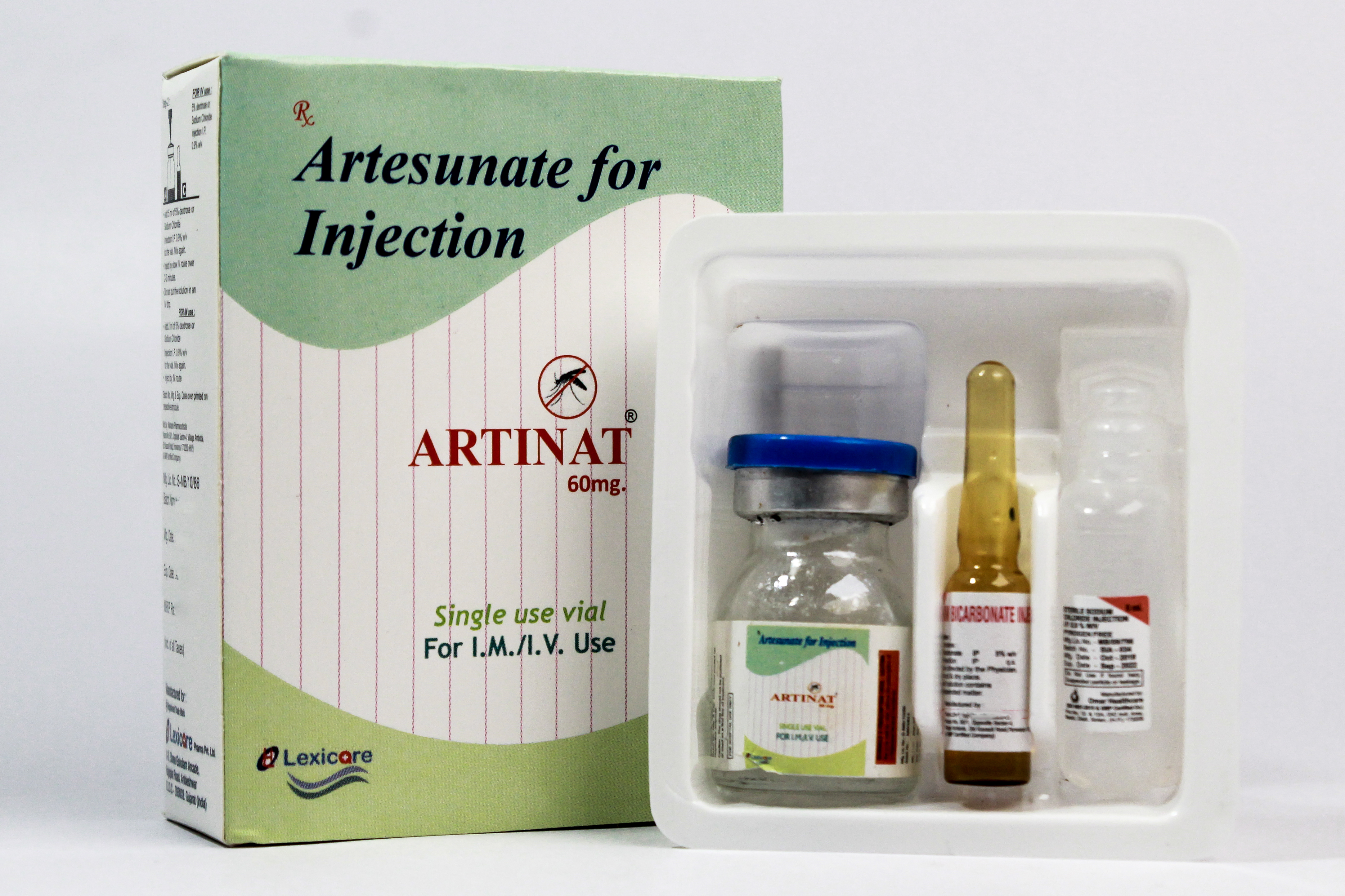 Artesunate Injection - Powder Form, Liquid And Dry For Severe Malaria Treatment | Anti-malaria, Suitable For All Ages, Follow-up Oral Regimen Required, Store In Cool Dark Place
