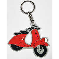 Vespa on sale rubber keychain