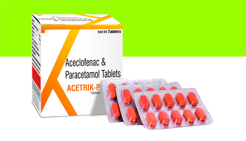 Aceclofenac And Paracetamol Tablets General Medicines