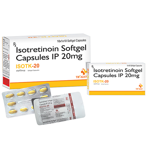 Isotretinoin - 20 MG Softegel Capsules | General Medicine, Store in Dry Place, Dosage as Per Instruction