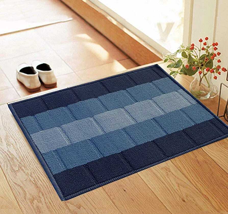 Polyester Bath Mat - Rectangular Shape, Various Sizes & Colors | Washable, Durable, Non-slip Design