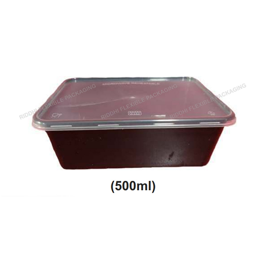 (500ml) आयताकार कंटेनर आवेदन: औद्योगिक