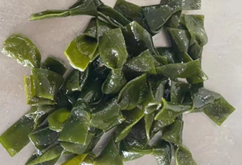 Salted Kombu Slice - Filament Shaped, 25 Milligrams, 24 Months Shelf Life | Boneless, Floured, Water Preserved, Barrel Packaging