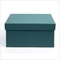 ग्रीन ब्लू प्लेन गिफ्ट पैकेजिंग बॉक्स