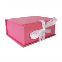 पेपर पिंक कार्डबोर्ड गिफ्ट पैकेजिंग बॉक्स